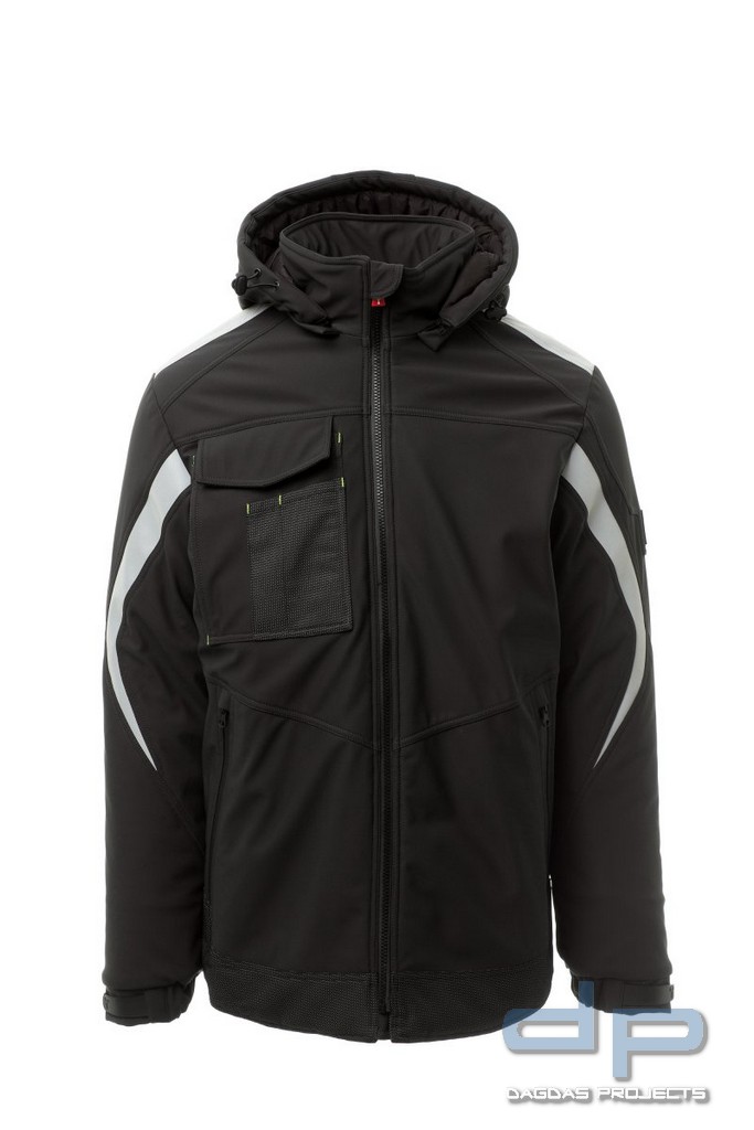 Padded Herren Behörden Softshelljacke ''WONDER PAD'' in verschiedenen Farben mit Aufdruck nach Wunsc