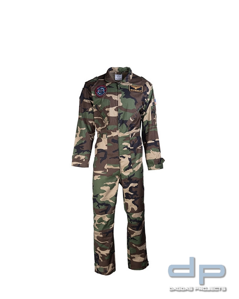 US FLIEGERKOMBI KIDS M.ABZEICHEN WOODLAND VPE 2