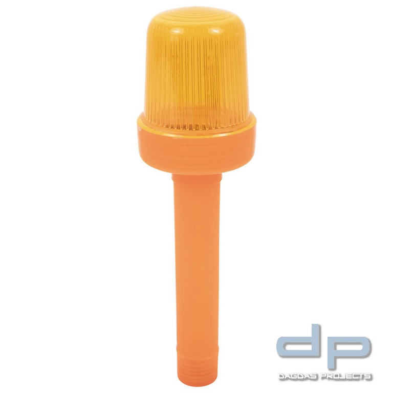 Blinkleuchte für Faltleitkegel, orange