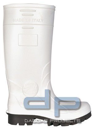 COFRA® PU-Stiefel in Weiß/Grau