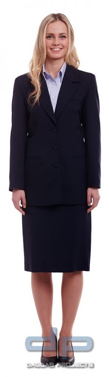 Damenrock Farbe: Dunkelblau 53% Polyester / 43% Wolle / 4% Lycra