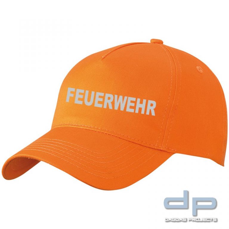 5 Panel Cap mit reflektierendem Aufdruck nach Wunsch in verschiedenen Farben