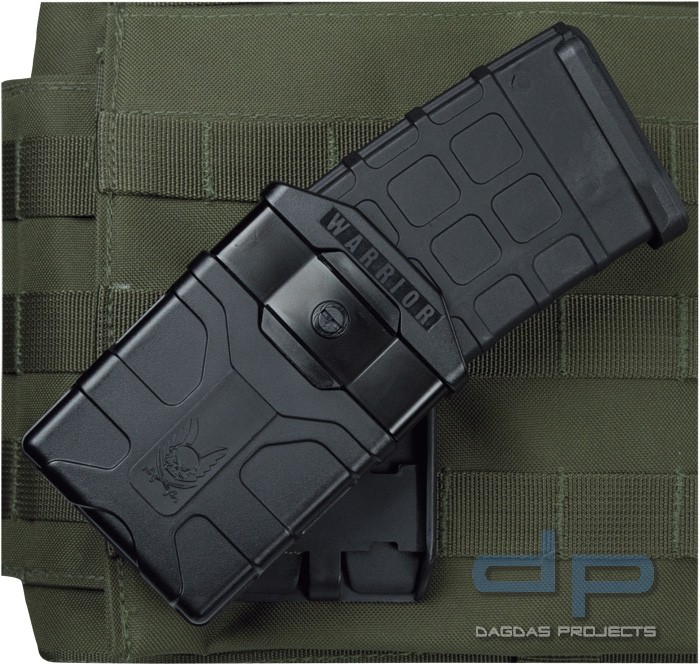 Warrior Polymer M4 Style 5.56mm Mag Pouch Schwarz
