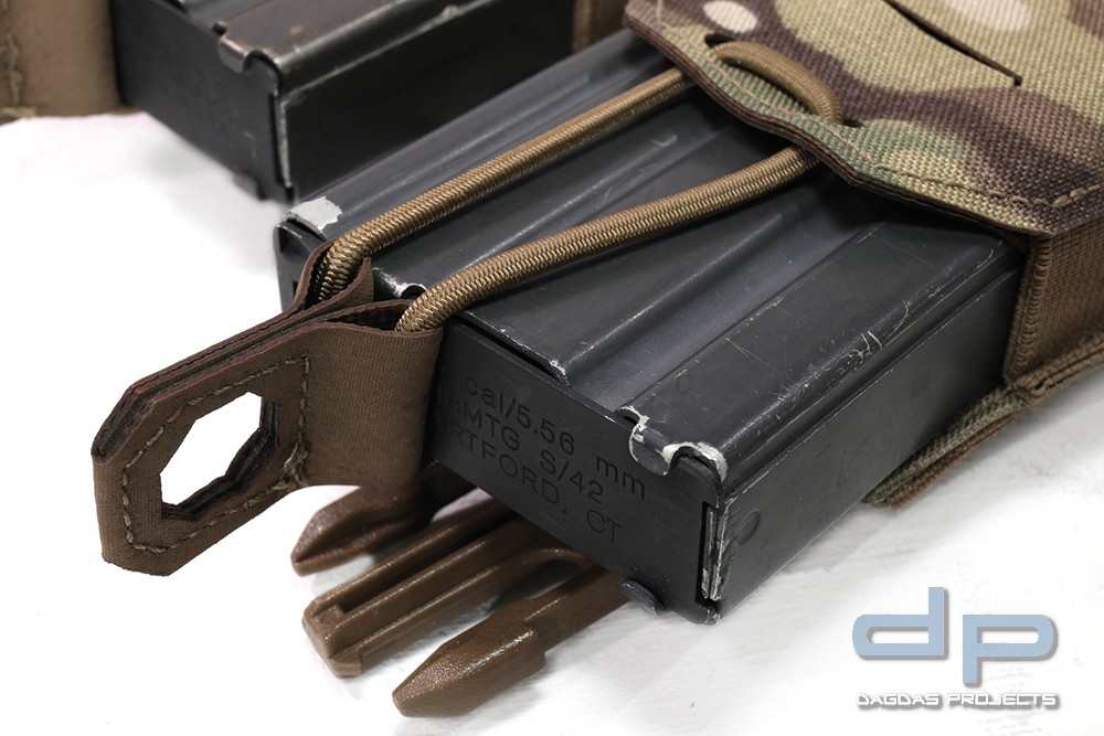 WAS Laser Cut Detachable Triple 5.56 Mag Pouch