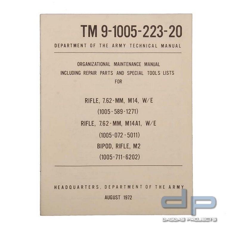 Buch 3 Dep. of the Army Tech. Manual 08/1972