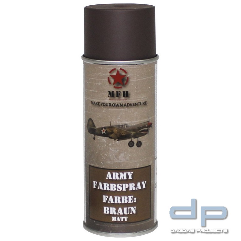 Farbspray, "Army" BRAUN, matt, 400 ml