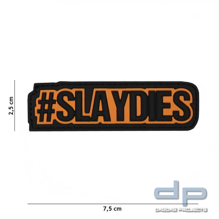 Emblem 3D PVC Slaydies orange