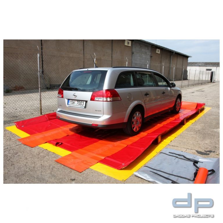 Großflächige faltbare Wanne Eccotarp ET Large, 5.000 x 2.500 x 200 mm, 2.500 l