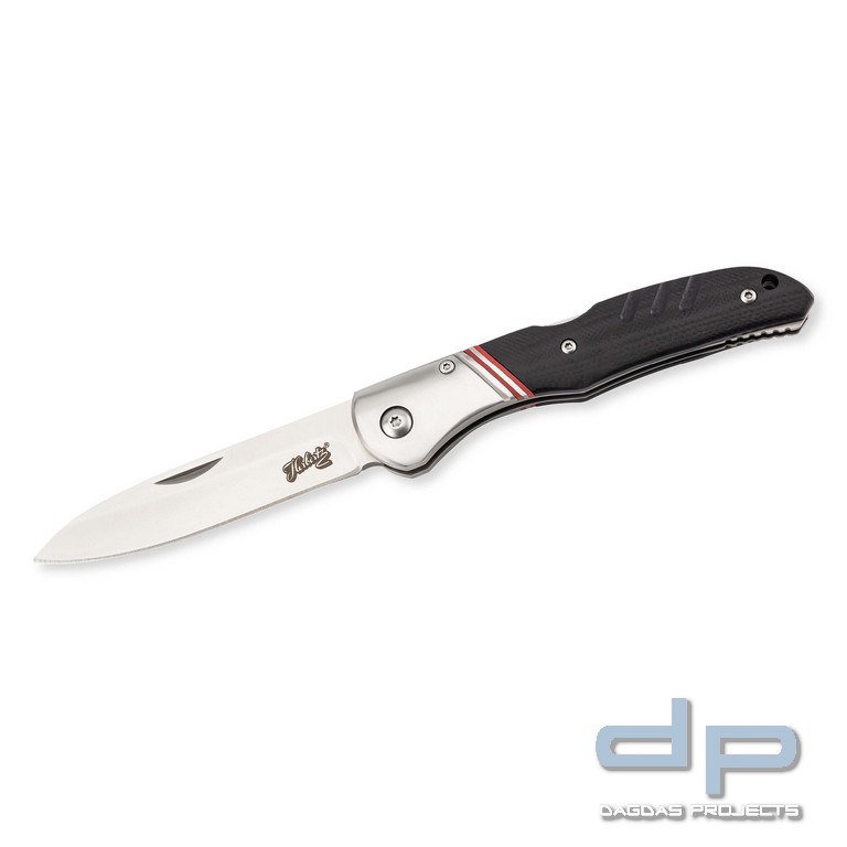 Taschenmesser G10 mit satinierten Edelstahlbacken