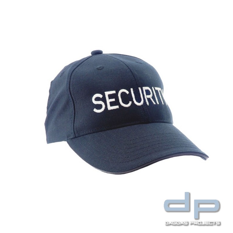 COP® Basecap mit Stick - SECURITY vorne, Stickfarbe weiß, Einheitsgröße in verschiedenen Farben