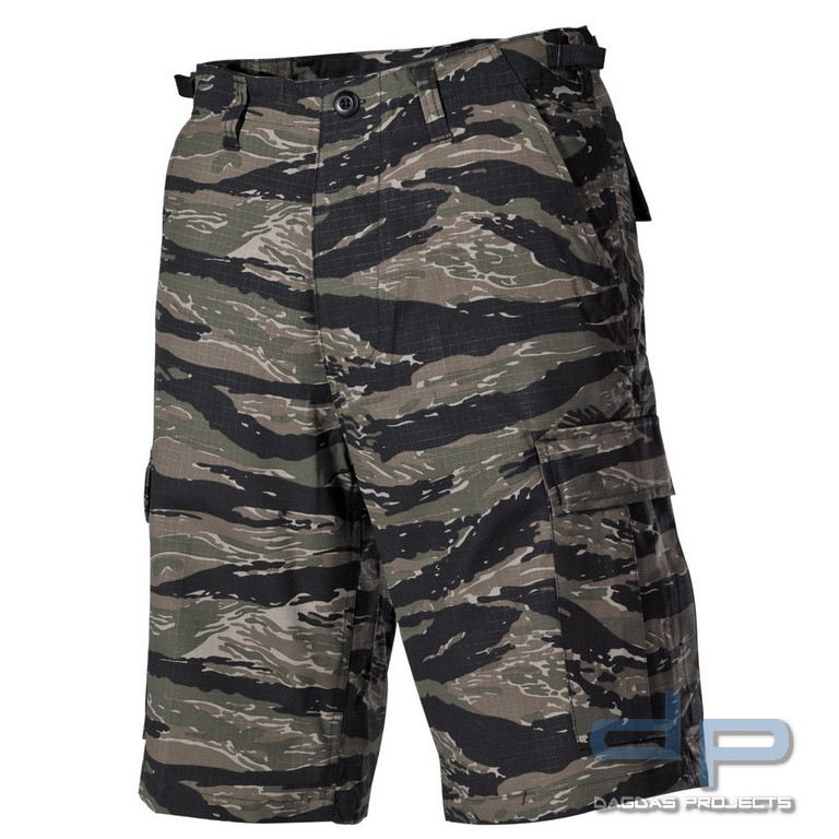 US BDU Bermuda, Rip Stop, tiger stripe