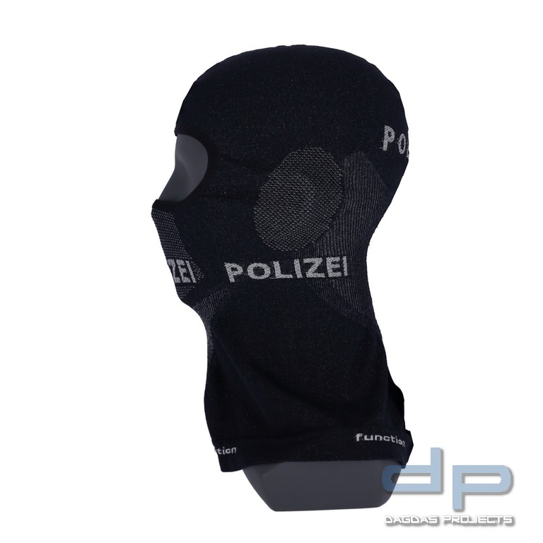 Atmungsaktive Sturmhaube, POLIZEI, schwarz oder Steingrauoliv