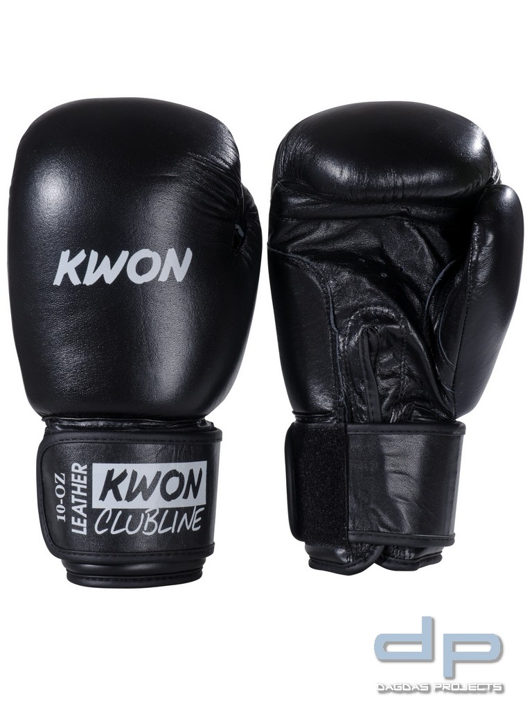 Boxhandschuhe Pointer Echtleder in Schwarz oder Rot