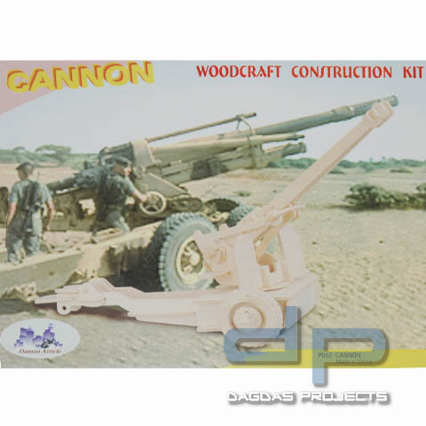 Holzbausatz Kanone