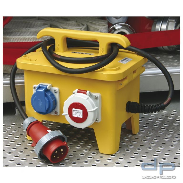 Vierfachverteiler Feuerwehr-Version 230 V/400 V, 16 A