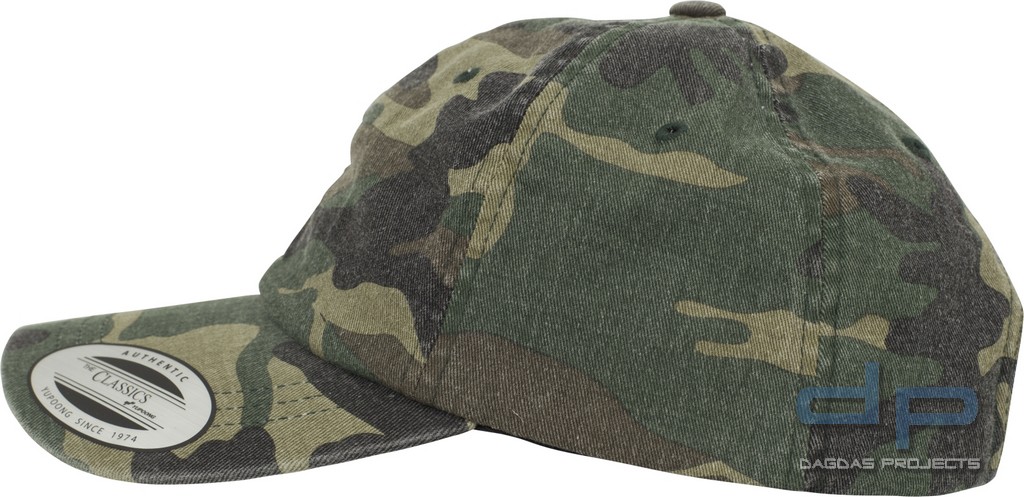 Low Profile Camo Washed Cap in verschiedenen Farben