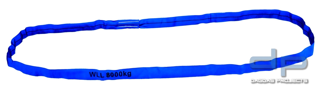 Rundschlinge Länge 3 m Umfang 6 m blau