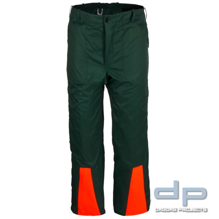 Watex Forstschutz-Bundhose Forest Jack grün/leuchtorange