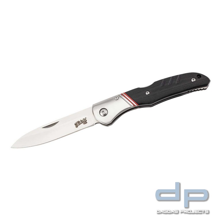 Taschenmesser G10 mit satinierten Edelstahlbacken