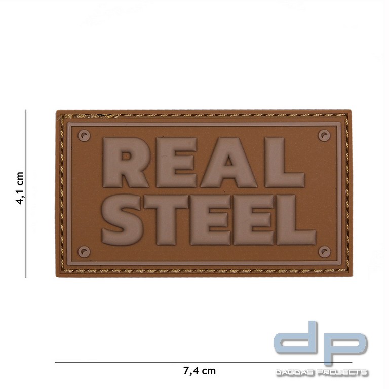 Emblem 3D PVC Real Steel coyote