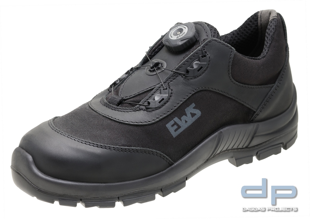 EWS Dynamic Safety S3 Sicherheitsschuh Halbschuh Leder Black Edition