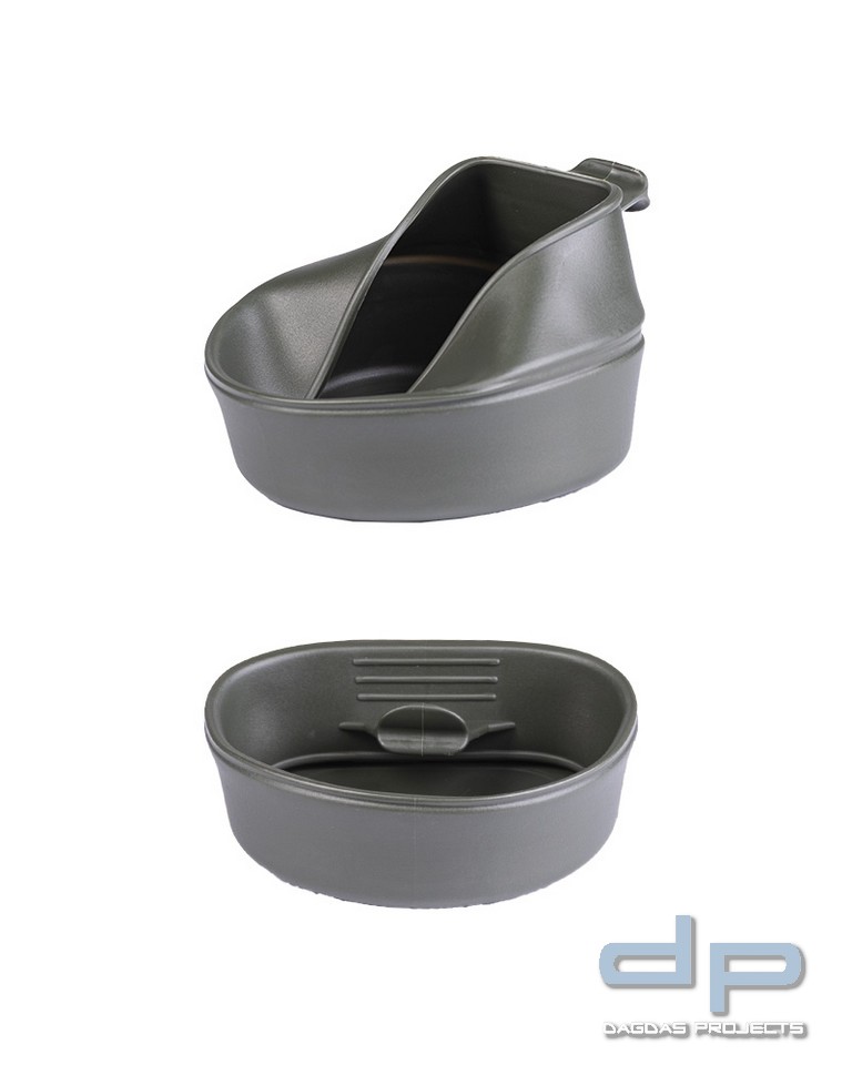 SCHWED.TRINKBECHER FALTBAR 200 ML OLIV VPE 10