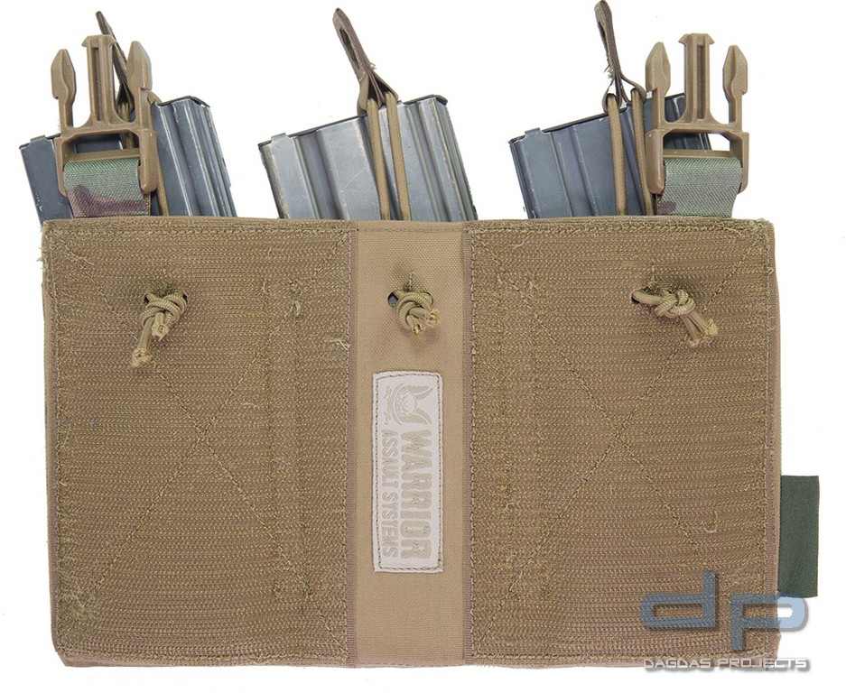 WAS Laser Cut Detachable Triple 5.56 Mag Pouch