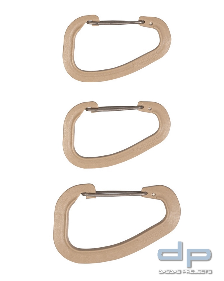ACCESSORY CARABINER SET WILDO® COYOTE 5 Packs