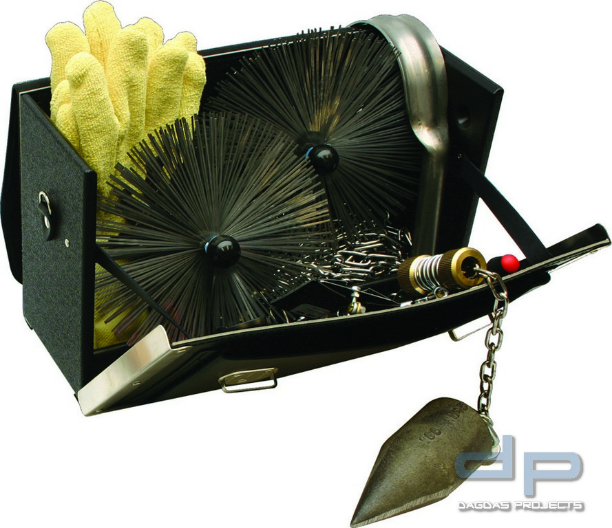 Dönges Schornsteinwerkzeug DIN 14800-SSWK In Kiste Größe 2 mit 30m Kette