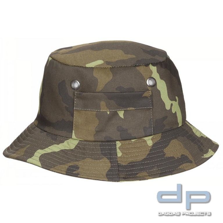 Schlapphut (Fischermütze), kleine Seitentasche, CZ tarn