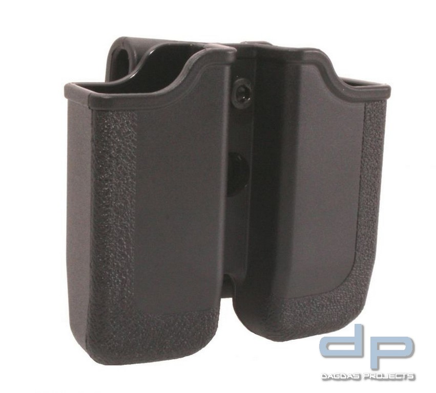 Doppelmagazintasche mit drehbarer Gürtelschlaufe