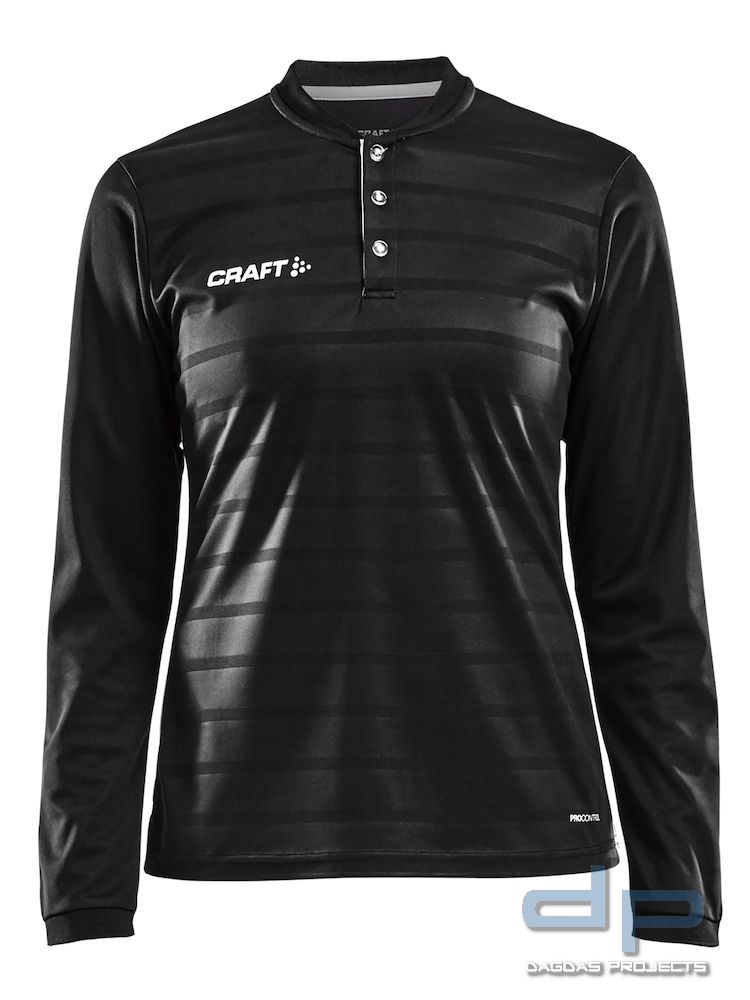 Trikot Pro Control Button Jersey Langarm Damen in verschiedenen Farben