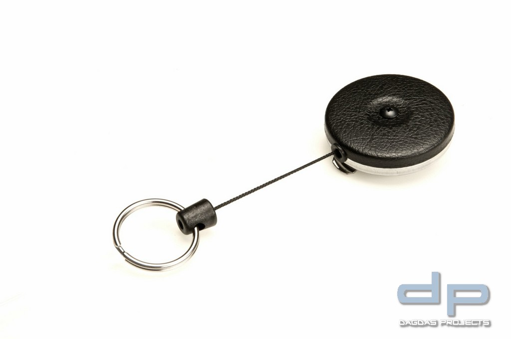 KEY-BAK, Clip + Kevlarseil 120 cm schwarz