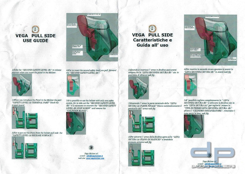 Vega Compact Holster Short SFP9 - RECHTS