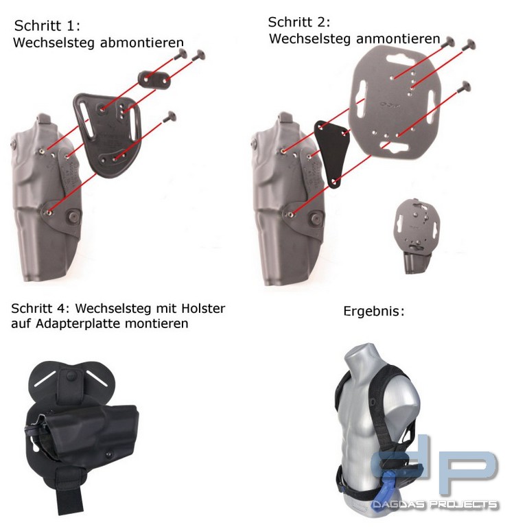 Holster-Adapterplatte COP® 9753AP für SL6377