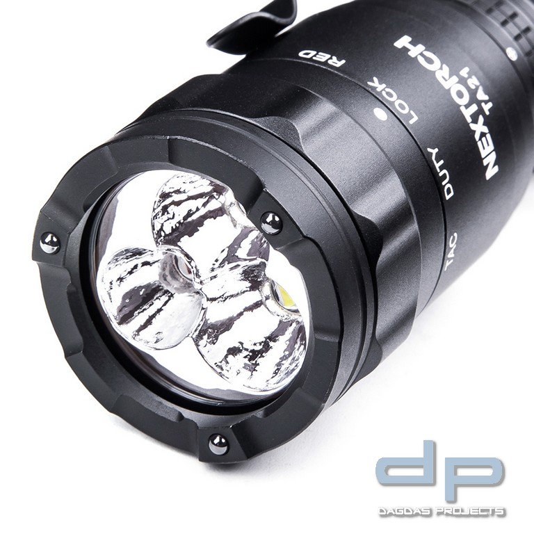 Nextorch TA21R Set 1300 Lumen (ultra-kompakte Taschenlampe mit 4 Modi)