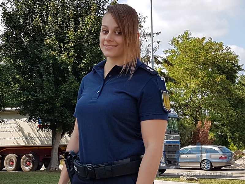 ETZEL Dienstpoloshirt dunkelblau, Damen mit Aufdruck nach Wunsch auf Brust und Rücken