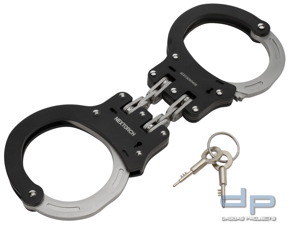 NEXTORCH METALL GELENK HANDFESSEL HC11 schwarz