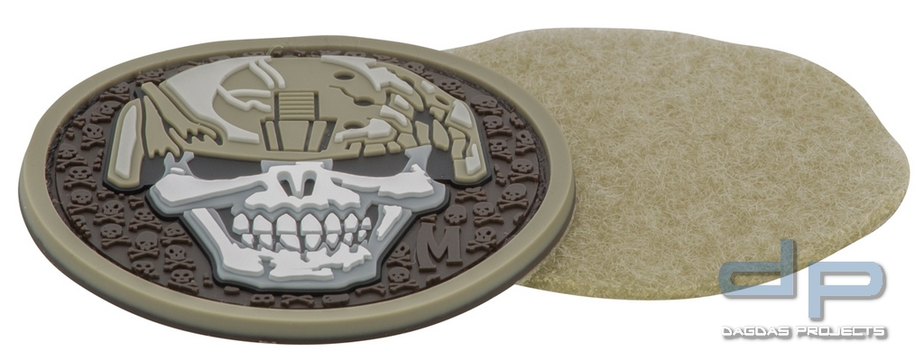 Maxpedition Rubber Patch SOLDIER SKULL Arid