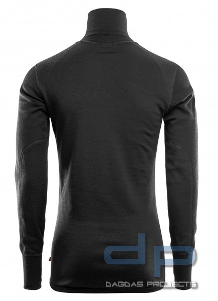 ACLIMA MÄNNER DOUBLEWOOL POLO MIT ZIP