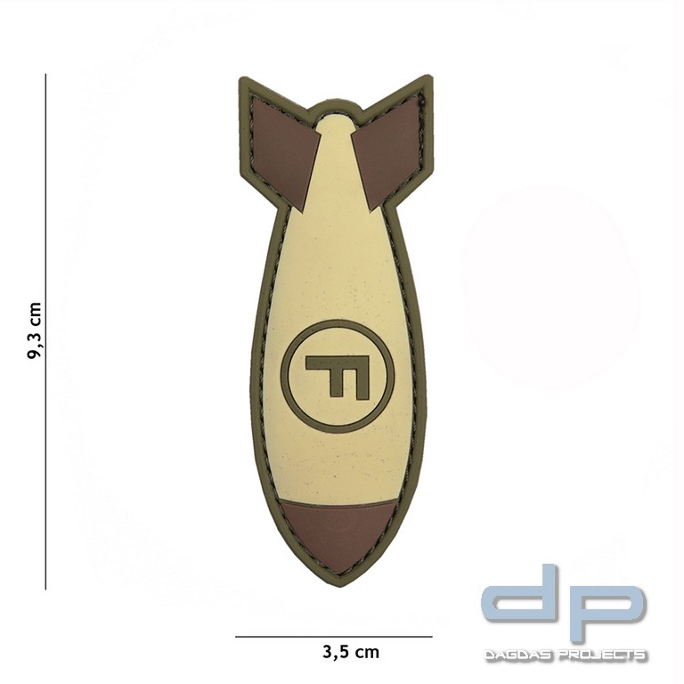 Emblem 3D PVC F. Bombe coyote