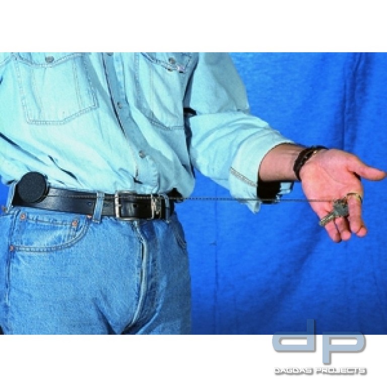 Schlüsselkette mit Einrollautomatik