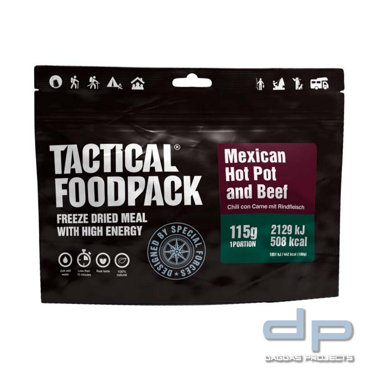 Tactical Foodpack - Mexican Hot Pot and Beef 115g