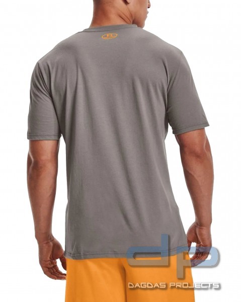 UNDER ARMOUR BOXED SYMBOL OUTLINE SPORTSTYLE LOGO SHIRT