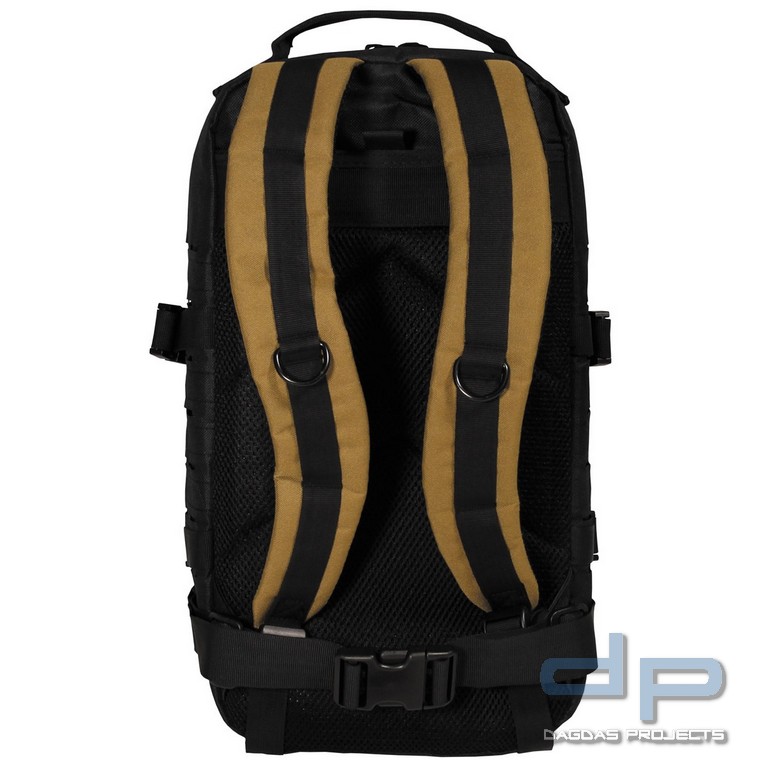Rucksack, "Assault-Travel", Laser, schwarz/coyote
