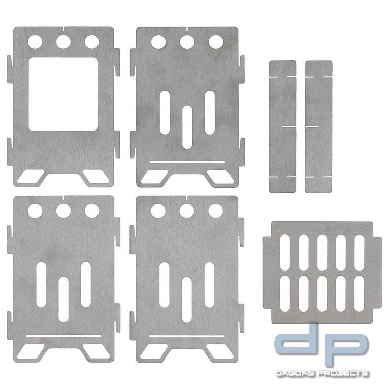 Outdoor-Kocher, "Hobo", klein, Edelstahl