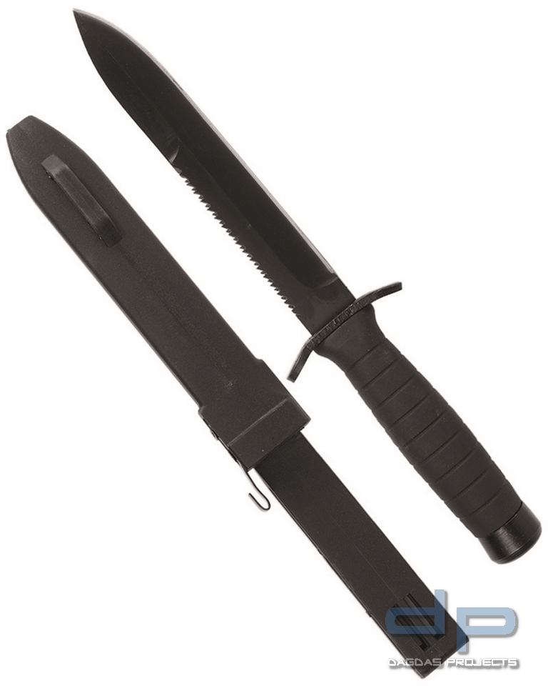 KAMPFMESSER M.SÄGE SCHWARZ U.SCHEIDE  VPE 5