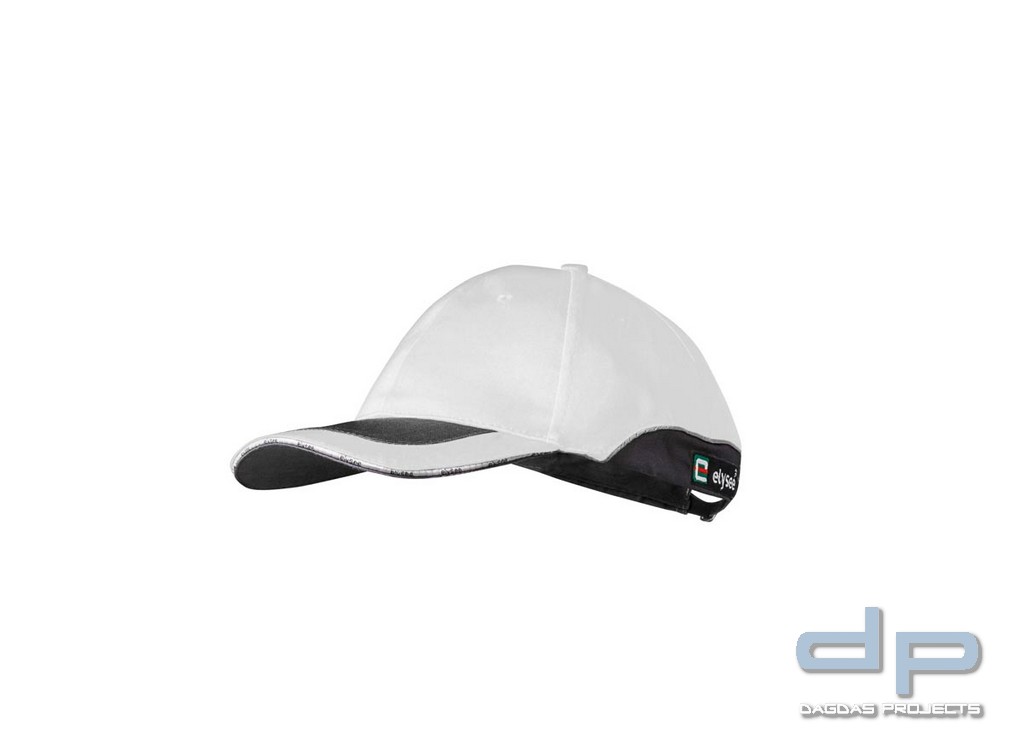 Cap in Weiß/Grau
