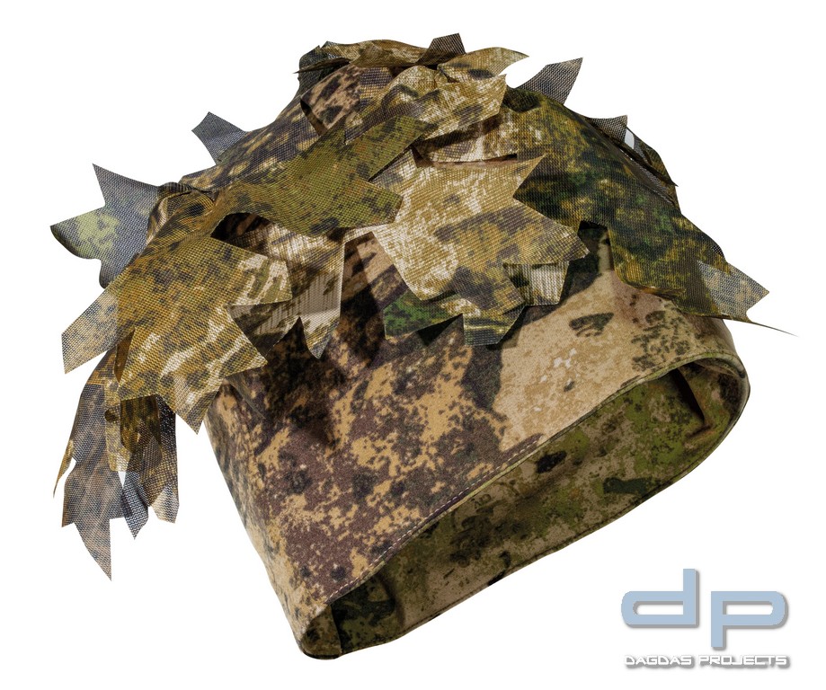 PHANTOMLEAF ORU BEANIE REVERSIBLE G2 MIT GESICHTSNETZ UND TARNSCHLAUFEN WASP Z2/Z3A