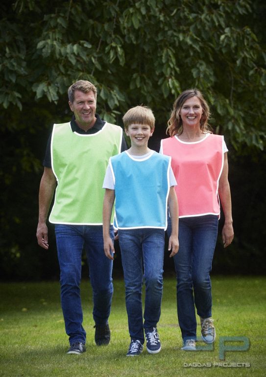 Hi-Vis Reflective Border Tabard Weste in verschiedenen Farben mit Wunschaufdruck in reflex silber